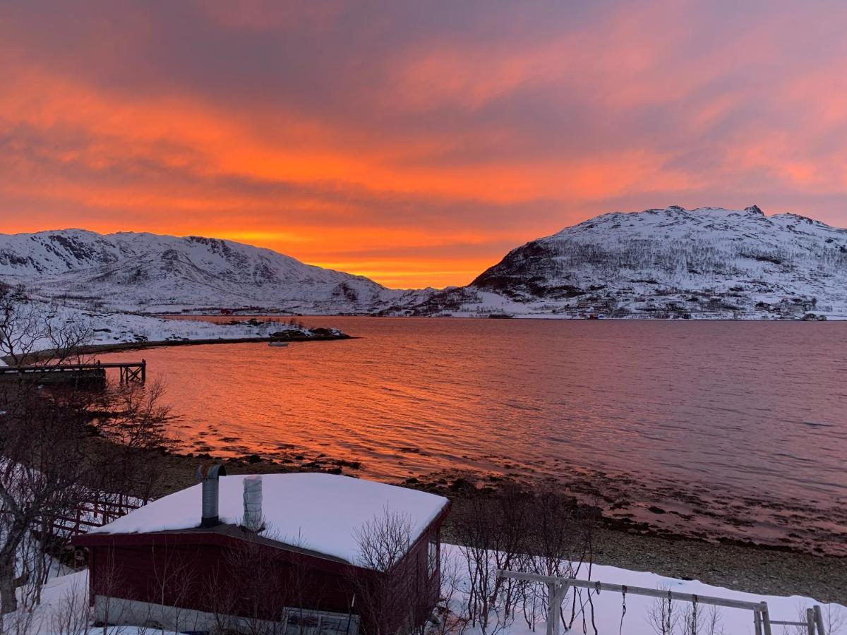 Kvaloya Apartment By The Sea Tromso Bagian luar foto